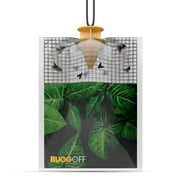 1 Pack Outdoor Disposabe Hanging Fly Traps with Natural Pre-Bait, Catches Flyes Everywhere Anywhere, Stables, Ranches, Cottages and More, dissolvable Bait Pack